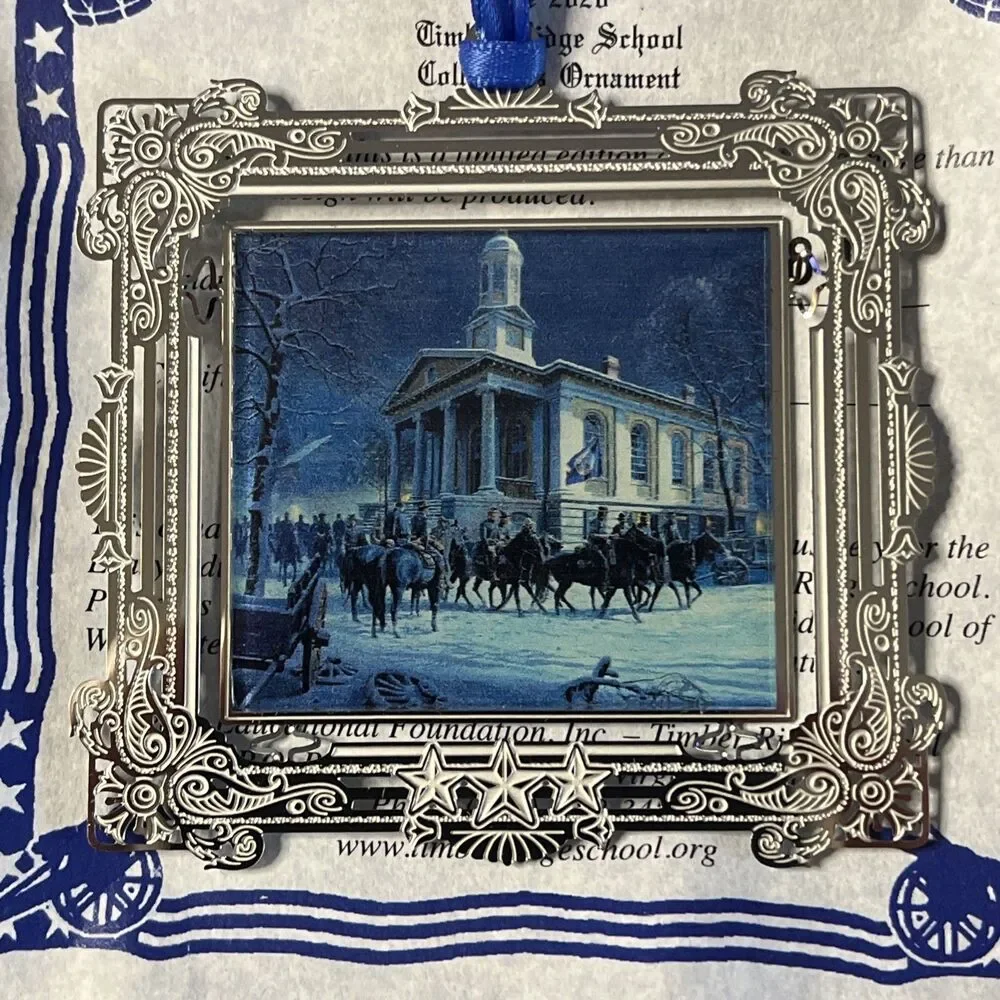 2020 Mort Kunstler Christmas Ornament Timber Ridge Civil War Bravest Of Brave